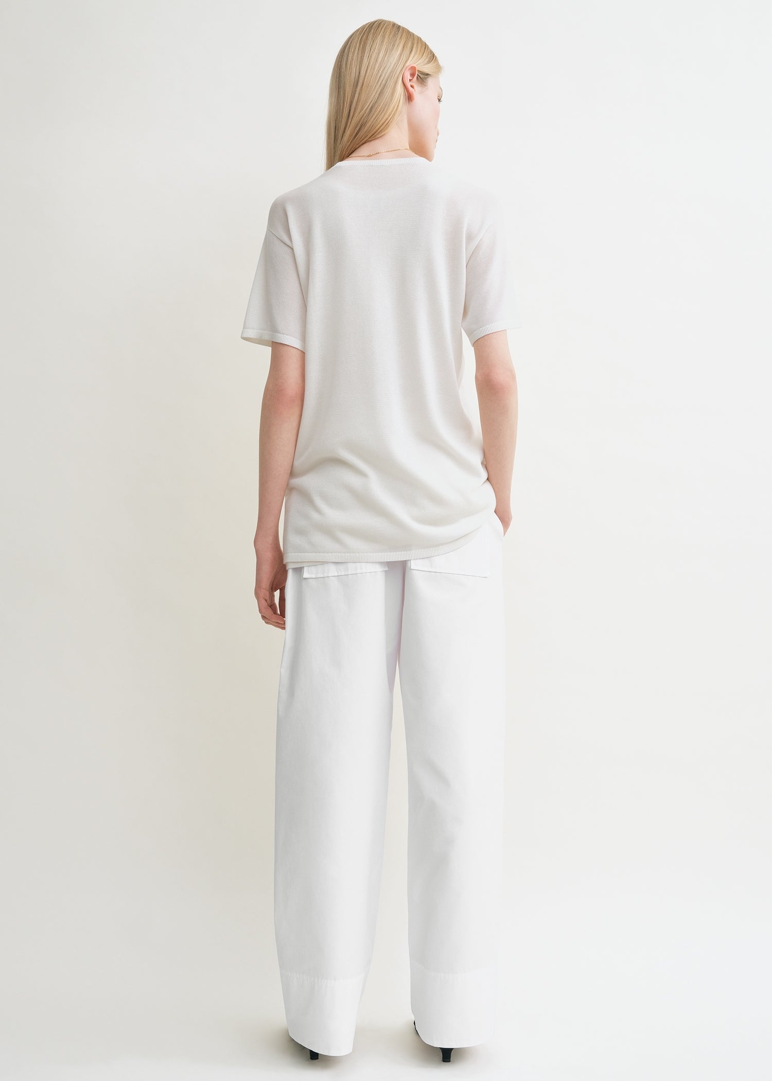 Tee knit white
