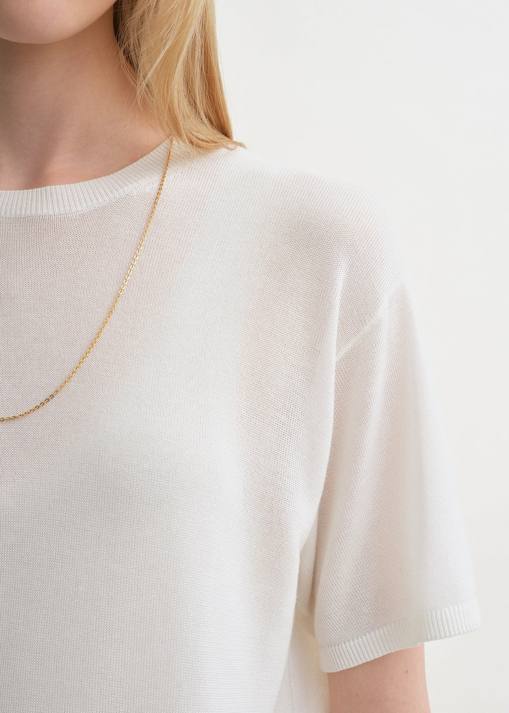 Tee knit white