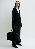 Cashmere v-neck knit black